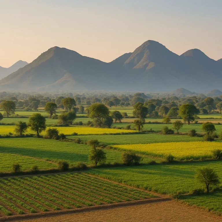 Aravali View – Scenic Farmhouse Living Aravali View farmhouse plots with scenic hill views