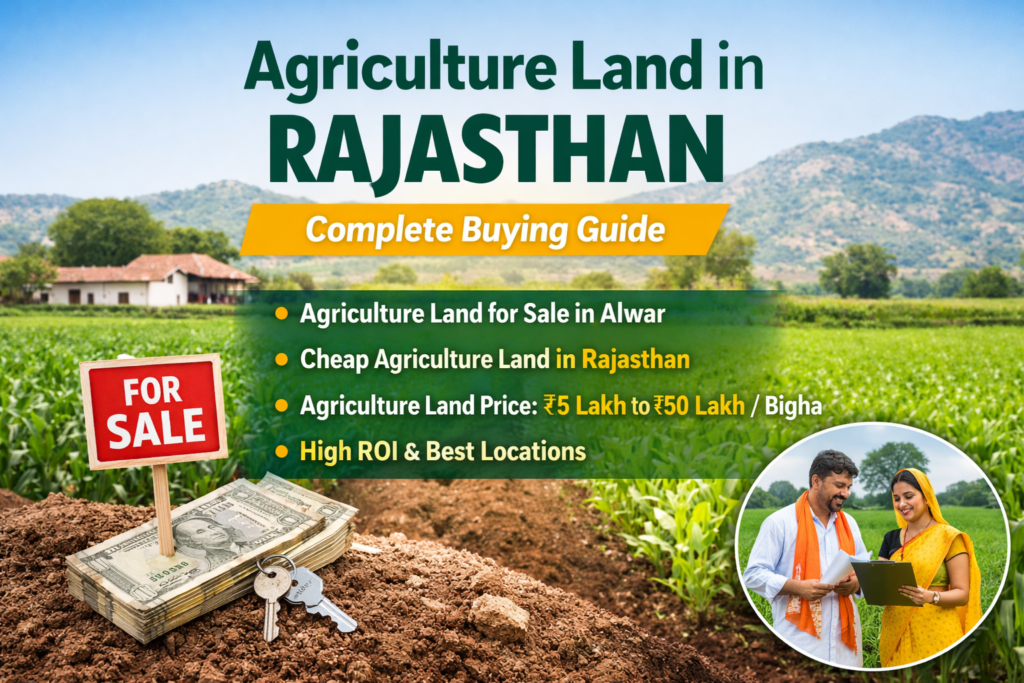 Agriculture land investment in Rajasthan