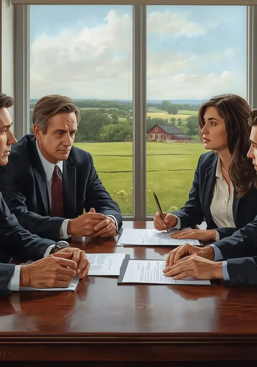 Legal Consultation service with team for farmhouse land (2) Farmhouse land legal consultation verifying land title and registry documents