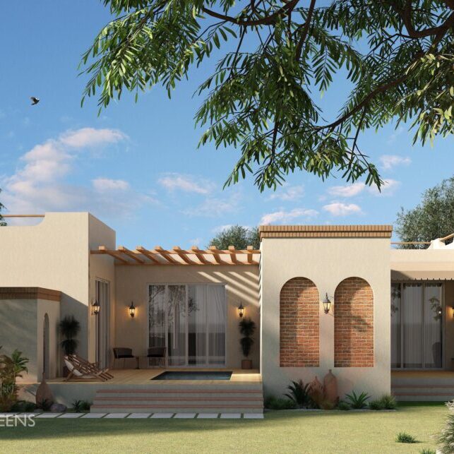 Nature-rich farmland development near Sariska by VanAwaas